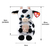 Ty Beanie Bellies Herdly – Vaquinha De Pelúcia 15cm Antialérgica, Linda e Colecionável - PLUFFIE