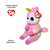 Boneco de Pelúcia Ty Skylar Unicórnio Rosa com 24cm – Ideal para Presentear - PLUFFIE
