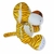 Tigre de Pelúcia Baby Plush Fofy Toys Pelúcia Para Crianças e Bebês Antialergico Seguro - PLUFFIE