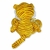 Tigre de Pelúcia Baby Plush Fofy Toys Pelúcia Para Crianças e Bebês Antialergico Seguro - loja online