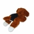 Imagem do Cachorro de Pelúcia Deitado Fofinho Fizzy Toys Marrom Caramelo Kai