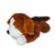 Cachorro de Pelúcia Deitado Fofinho Fizzy Toys Marrom Caramelo Kai - PLUFFIE
