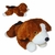 Cachorro de Pelúcia Deitado Fofinho Fizzy Toys Marrom Caramelo Kai