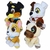Kit 4 Cachorros de Pelúcia Sentado Fizzy Toys FG9070 na internet
