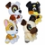 Kit 4 Cachorros de Pelúcia Sentado Fizzy Toys FG9070 - comprar online