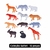 Brinquedo Miniatura Balde de Animais Animal Planet 48 animais sortidos - loja online