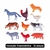 Brinquedo Miniatura Balde de Animais Animal Planet 48 animais sortidos - comprar online
