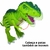 Brinquedo Dinossauro Com Som Movimento e Luzes Tiranossauro Rex Verde - PLUFFIE