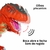 Brinquedo Dinossauro Com Som Movimento e Luzes Tiranossauro Vermelho - comprar online