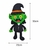 Bruxinha de Pelúcia Halloween Elvira Decoração Festa Enfeite - loja online