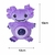 Imagem do Axolote de Pelúcia Antiestresse Jellyroos Toyng 53437 Roxo