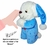 Ursinho de Pelúcia Com Pijama e Gorro Azul que Reza a Oração Pai Nosso - comprar online