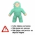 Boneco Elástico,Stretchapalz Spiky Series Divertido e Super Esticável Scukie - PLUFFIE