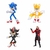 Bonecos Sonic 3 Articulados - Sonic, Tails, Shadow e Robotnik para Brincar e Colecionar