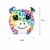Bola de Pelúcia Toyng 23cm, Colorida e Divertida – Ideal para Crianças, Já Inflada e Pronta para Brincar Íris - PLUFFIE