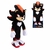 Pelúcia Shadow Sonic 3 Oficial - Fofo, Detalhado e Ideal para Presente ou Decoração de Fãs
