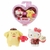 Pack 2 Hello Kitty & Pompompurin – Mini Bonecos Colecionáveis, Tema Dia dos Namorados Sanrio