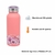 Garrafa térmica 500ml para o Dia das Mães. Rosa floral, inox, mantém quente e frio. Presente lindo com frase especial e embalagem charmosa! na internet