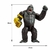 Boneco Kong com B.E.A.S.T. Glove – Filme Godzilla x Kong O Novo Império – Licenciado Sunny na internet