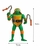 Boneco Articulado Michelangelo Tartarugas Ninja com Cabeça Retrátil e Armas Originais – 11cm - loja online