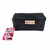 Bolsa Preta Minnie Mouse com Acabamento Brilhante e Fecho com Detalhe Floral
