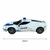 Imagem do Carro Polícia Esportivo com Controle Remoto 4 Direções – Brinquedo Infantil com Luzes – 26cm