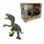 Velociraptor DinoMania 15cm Realista Brinquedo de Dinossauro Infantil em PVC Resistente