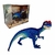 Dilophosaurus Realista DinoMania 15cm Brinquedo de Dinossauro Infantil em PVC Resistente