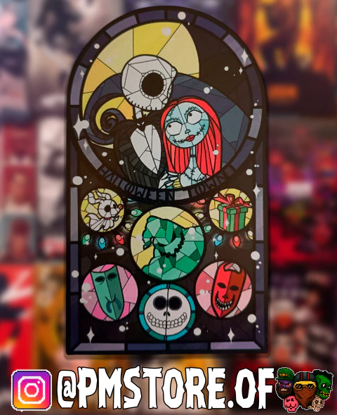 Cartel 13 x 18 - Jack Skeleton Vitral - comprar online