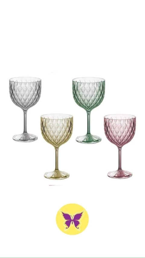 Copa de plástico colores