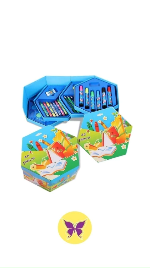 Caja de arte 4 pisos 46 pcs