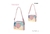 Mini bolso de corazón holograma