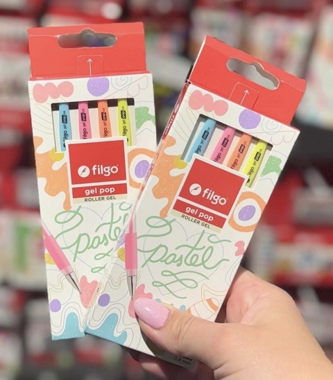 Lapiceras gel pop Filgo