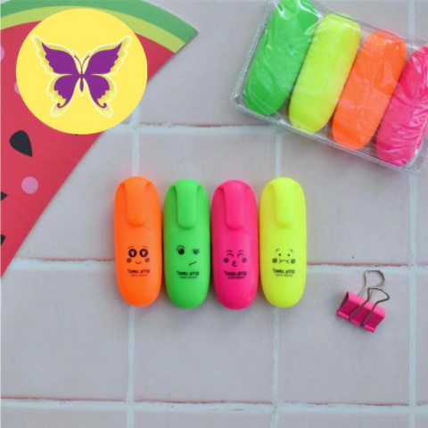 Resaltadores mini x4