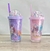 Vaso con pelotitas unicornio