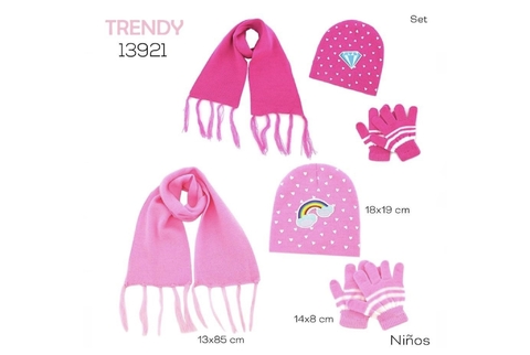 Set de invierno Arcoiris