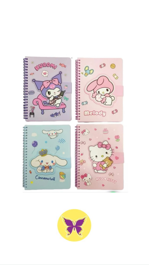 Libreta con abrojo Sanrio - comprar online