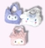 Cartera peluche Sanrio mediano