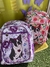 Mochila bulldog con rosas