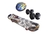 Skate en funda con casco y protección 70 cm