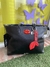Cartera Las oreiro beso cuero negro