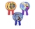 Paleta Ping pong personajes x2
