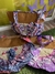 Cartera playera hindú gamuza