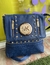 Cartera Mk cuero azul
