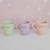 Taza cerámica Frases pastel