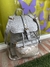 Mochila transparente de cuero
