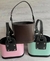 Bolso matero de cuero bajo