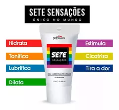 Sete Sensações Lubrificante Íntimo Anal com Ação Dessensibilizante 25g Hot Flowers