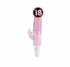 VIBRADOR G SPOT COM ESTIMULADOR DE CLITÓRIS
