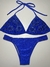 Biquíni cortininha / Azul bic ( G )